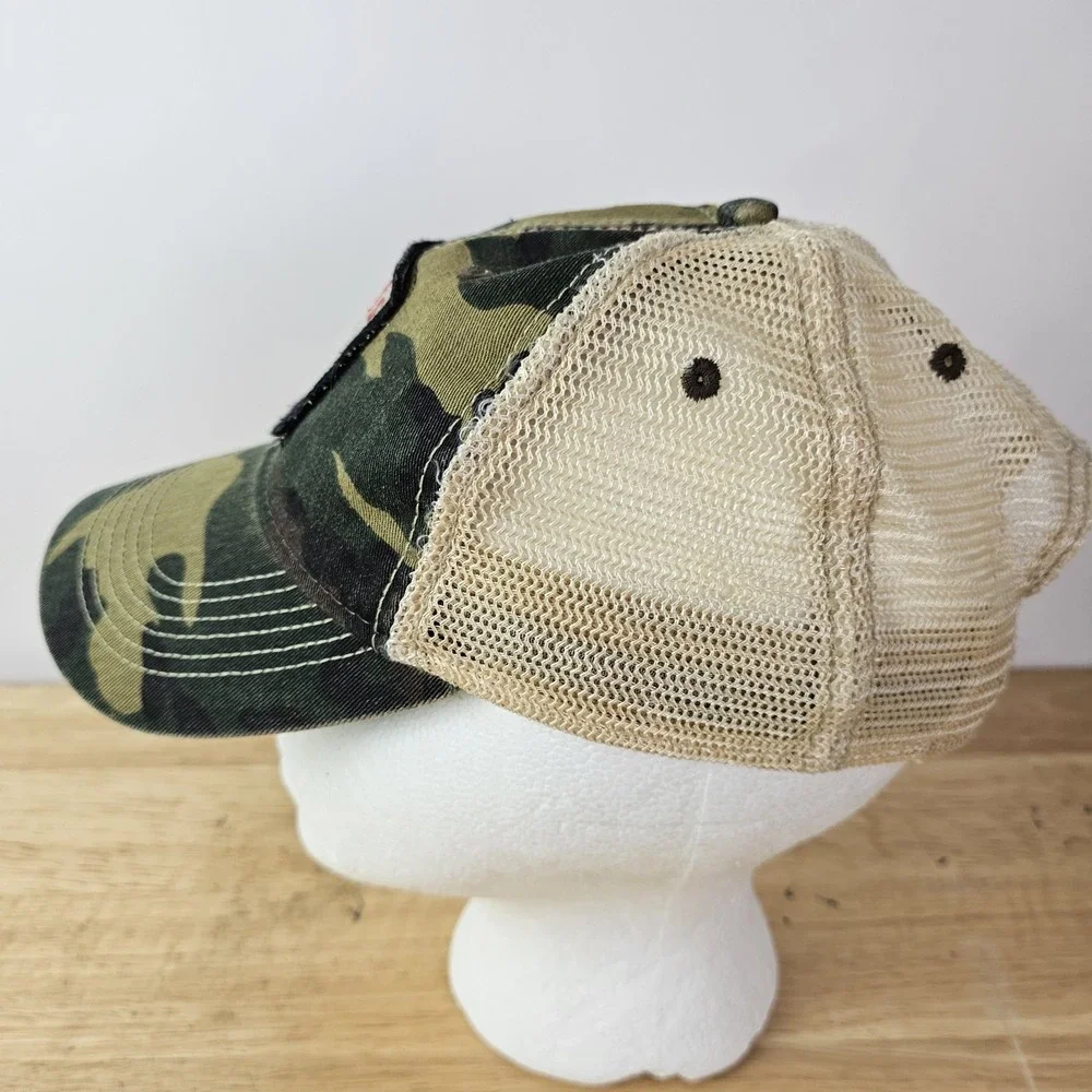 Cahills Lowcountry Hat Baseball Cap Camo Green Bluffton SC‎ Rooster Farm Casual